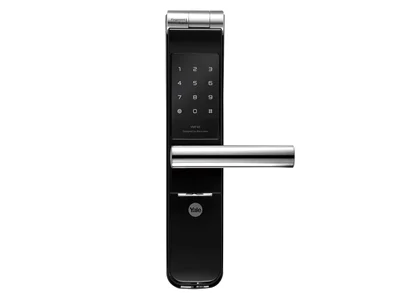 Fechadura Digital Yale YMF 40 com maçaneta e integração Alexa completa