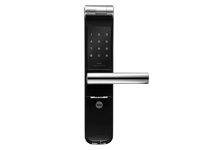 Fechadura Digital Yale YDF 40A BP com biometria e senha para porta de correr