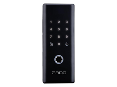 Fechadura Digital Pado FDV-200 biométrica para porta de vidro corporativa